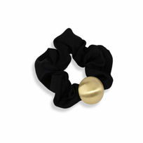 LAETI Plaukų gumytė su aukso detale Hair Elastic Ariane Black