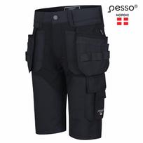 Šortai Pesso Titan Flexpro KB125P, juodi