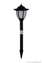 Įsmeigiamas LED lauko šviestuvas, įkraunamas saulės energija, TN-8091 juodos sp ø14,5x51cm