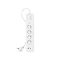 Belkin SRB001CA2M viršįtampių apsauga, balta, 4 AC lizdai, 2 m