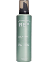 REF plaukų putos apimčiai, vidutinės fiksacijos, blizgesiui REF Fiber Mousse Nr345  300ml