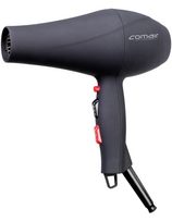 Comair plaukų džiovintuvas jonų infraraudonųjų spinduliai, 2 greičiai, 3 temp. Comair Hairdryer Black Turbo 2200W