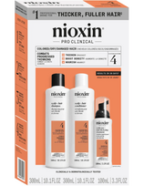 Nioxin rinkinys dažytiems, sausiems, pažeistiems plaukams ir galvos odai su progresuojančiu slinkimu Nioxin SYSTEM 4, 300ml+300ml+100ml
