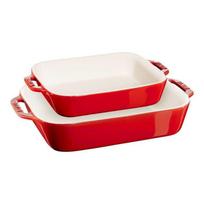 Kepimo indas - STAUB - 405086270 - Keramika - Raudonas - 2,4 litro raudona
