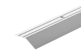 Aliuminis pasviręs grindų profilis, sidabro sp., 46 x 16 x 1000 mm