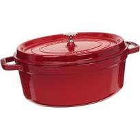 STAUB Ovali ketaus puodas - Emaliuotas - 31 cm - 5,5 L - Vyšninis raudona