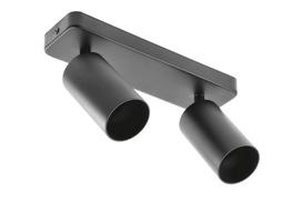 SANTO BIS LED šviestuvas (apvalus, aliuminis, juodas, dvigubas, 2x20W, IP20) GTV OS-SAN20WOK2B-00
