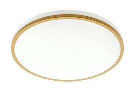 Šviestuvas lubinis apvalus auksinis TULA LED (24W, 1680lm, IP44, 4000K) GTV LD-TUL24W-NW-00