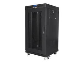 LANBERG Rack Cabinet 19inch Free-Standing 22U/600X600 Flat Pack With Mesh Door LCD Black V2