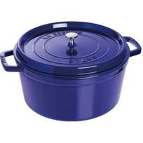 Cocotte en fonte - STAUB - 1101091 - Ronde - 10 cm - Bleu intense juoda