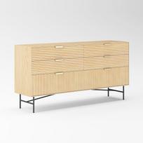 Kumode BASSEL 120x40xH80cm, 3D melamīns 20140