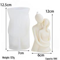 Hanwen silikoninė forma šeimos porai apsikabinimui žvakių papuošalams Hug Couple 140g