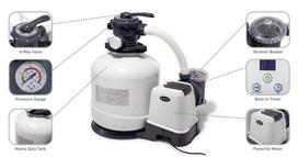 Smėlio filtras siurblys 7900 L, bakas 23 kg Intex 26646