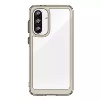 Outer Space Samsung Galaxy A36 Cover with Flexible Frame – Semi-dėklas telefonui skaidrus, dėklas telefonui juodos spalvos