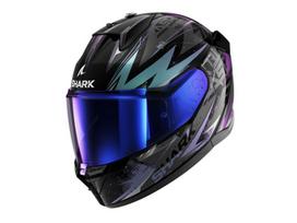 Šalmas Integralinis SHARK D-SKWAL 3 BLAST-R spalva blizgi/juoda/pilka/violetinė