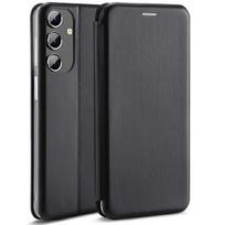 Beline Magnetic Book Case for Samsung A14 5G, Black/Black