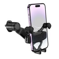 HOCO air vent gravity car phone holder, H66, black