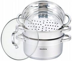 klausberg garų puodas 4 elementai. 20 cm kb-7139
