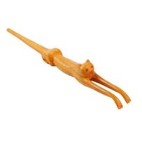 Katės formos nugaros draskytuvas Medinis nugara nuo niežėjimo Statulėlės rankenos nugarėlė Ilgas katės draskytuvas Ani S6T1 wood-One-size