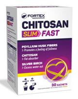 Slim fast Chitozanas, skaidulos ir beržas, miteliai, 30 pakelių