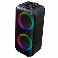 Bluetooth garsiakalbis - DENVER - BPS354 - Disco šviesos - Nuotolinio valdymo pultas - Dvigubas 6,5 colių wooferis