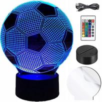 Naktinė lempa vaikams - stalo lempa futbolo kamuolys