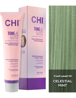 CHI pusiau nuolatiniai plaukų dažai CHI Tone - Gloss - Celestial Mint 89g