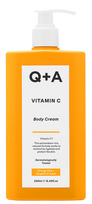 Q+A Vitamin C kūno valomasis kremas, 250 ml