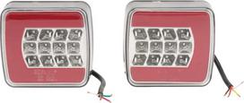 Galinis LED žibintas, stačiakampis, 12/24V, 98,8x106,5x35mm, gopart