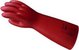 HUPflash, Insulating composite gloves acc to DIN EN 60903, with arc flash protection, 17000V, red, size 10 121022/10 | 4011923621162