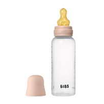 BIBS plastikinis buteliukas nuo dieglių 270 ml (Blush) pilnas komplektas