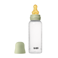BIBS plastikinis buteliukas nuo dieglių 270 ml (Sage) pilnas komplektas