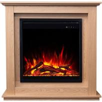 AFLAMO SUND 60 OAK pastatomas elektrinis židinys su apdaila