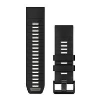 Garmin QuickFit 26mm Silikoninės laikrodžių apyrankės, Juoda/Pilka