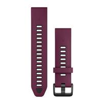 Garmin QuickFit 20mm Silikoninės laikrodžių apyrankės, Merlot/Graphite
