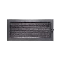 Grotelės židiniui HEARTH, pilkos, 170 x 370 mm