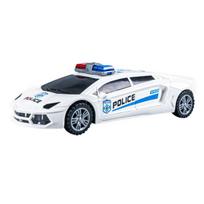 Praktiškas elektrinis automobilis žaislas, automatiškai vengiantis kliūčių, policijos su šviesomis A