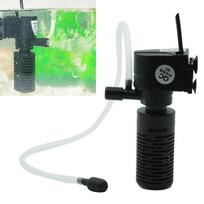 3 3W Mini Filtro Valytuvas 1 Akvariumas Panardinamas Deguonis į *EU Plug juoda