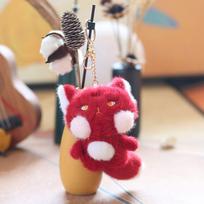 Cute Cute Little Fox Pendant Plush Toy Doll Bag Hanging Keychain Rag Doll Doll Doll 13cm