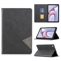 Dėklas, skirtas Samsung Galaxy Tab A7 10.4 colio (2020 m. išleidimas)(SM-T500/T505/T507) Verslo Premium PU Odos Folio Dėklas Keliais Žiūrėjimo Kampais Kišenė Kortelei Samsung Tab A7 10.4inch juoda