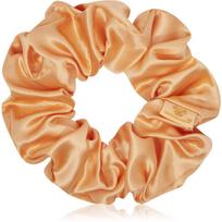 Crystallove Mulberry Silk Scrunchie šilkinė gumytė plaukams Peach fuzz 1 vnt.