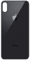 iPhone XS Max galinis dangtelis (stiklas) : Spalvos - Juoda