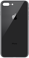 iPhone 8 plus galinis dangtelis (stiklas) : Spalvos - Balta