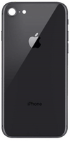 iPhone 8 galinis dangtelis (stiklas) : Spalvos - Juoda
