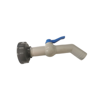 IBC Ventilis 45° plastikinis 1" iš.sr. x 32 mm žarna