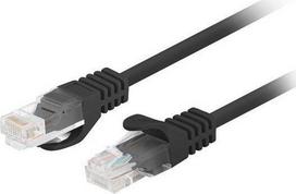 PATCHCORD KAT.6 UTP 0.5M CZARNY FLUKE PASSED LANBERG 10-PACK