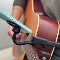 Gitaros telefono laikiklio spaustukas, nešiojamas tiesioginės transliacijos laikiklis, skirtas vaizdo įrašams