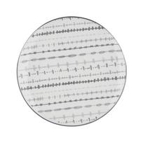 Pietų lėkštė ILAJA NICA GREY, baltos/pilkos sp., 19 cm