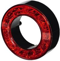 Stabdžių šviesos diodas, 2,30 W, žiedinis, 12 V, raudonas, 16 LED, Hella