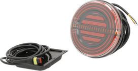 Daugiafunkcinis galinis LED žibintas, apvalus, 12 V (integruota varža), Ø 142 mm, Kramp